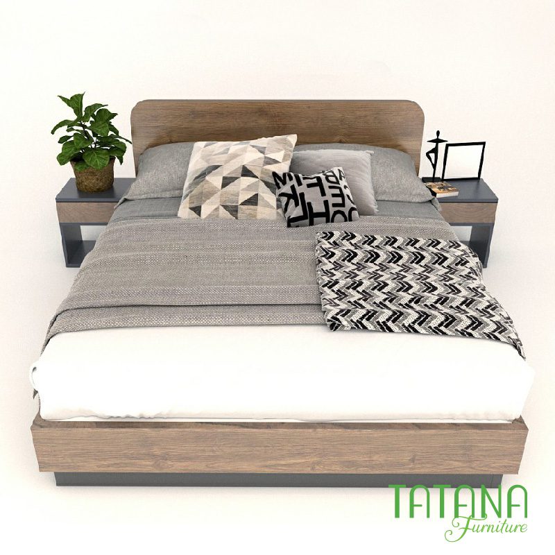 giường gỗ tatana mdf016