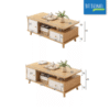 Bàn trà Tatana BT001 - Ảnh 5