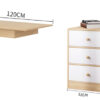 Bàn làm việc Tatana BLV011 - Ảnh 2