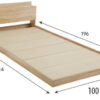 Giường gỗ bệt kiểu Nhật Tatana MDF036 - Ảnh 7