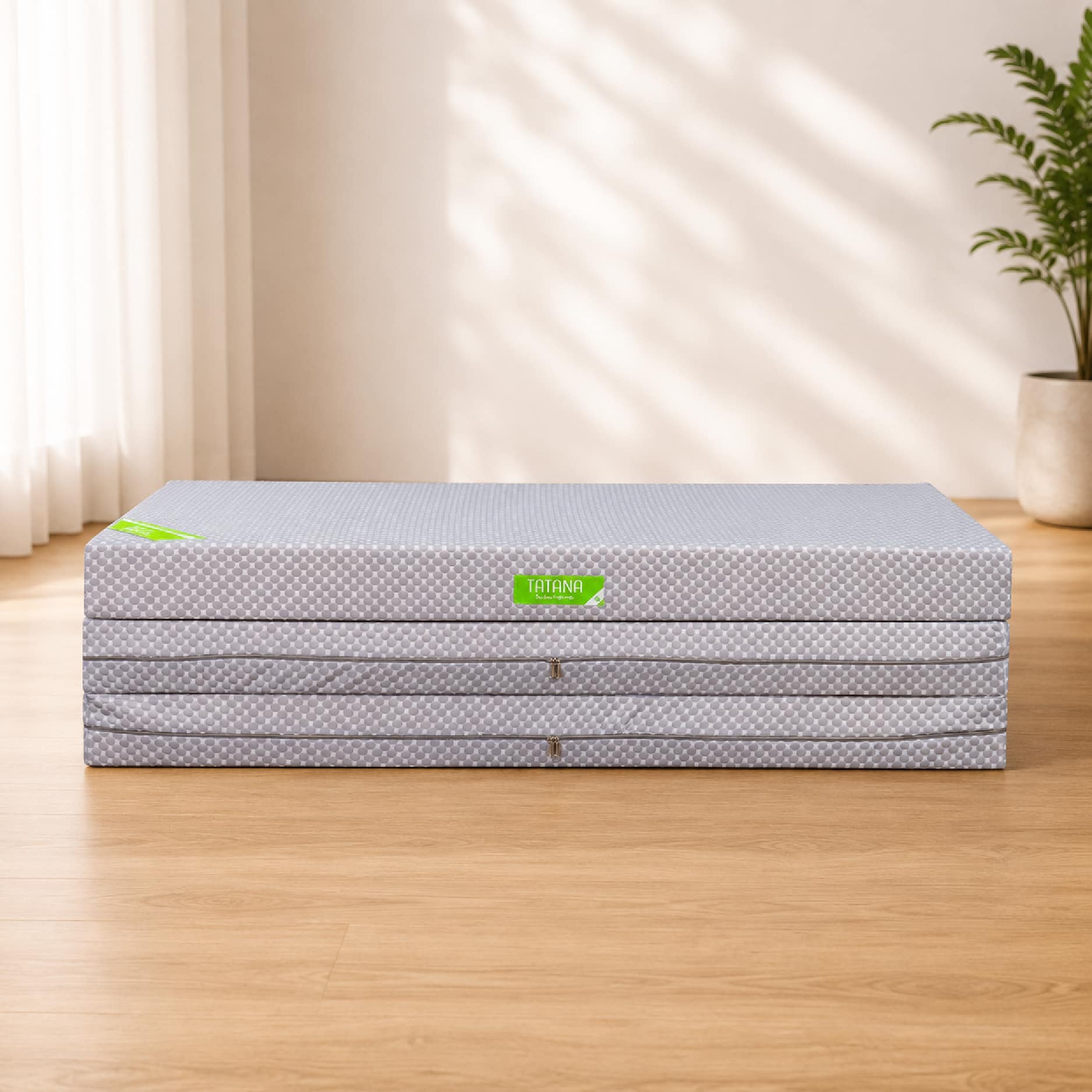 Nệm Cao Su Nhân Tạo Mát Lạnh Gấp 3 Tatana