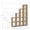 Kệ Sách Tổ Ong Đa Năng KS028 - Ảnh 3