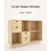 Tủ gỗ trang trí PK03 - Ảnh 4