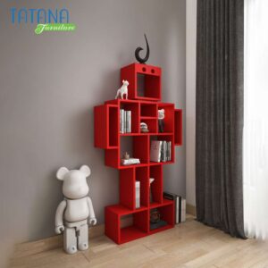 Kệ sách gỗ hình robot cho bé Tatana KS031