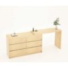 Bàn Làm Việc, Bàn Trang Điểm Kèm Tủ Đồ 6 Ngăn BLV020 - Ảnh 5
