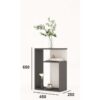 Kệ gỗ trang trí hình chữ G Tatana PK08 - Ảnh 2