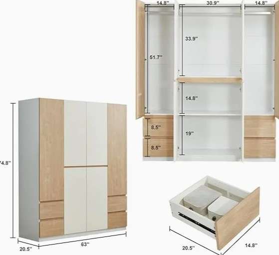 Tủ quần áo Tatana TU043