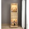 Tủ Thờ Đứng Gỗ MDF Có Đèn Led Tatana TT001