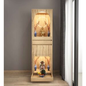 Tủ Thờ Đứng Gỗ MDF Có Đèn Led Tatana TT001
