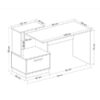 Bàn Làm Việc Liền Kệ Sách Tatana BLV021 - Ảnh 8