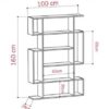 Kệ Sách Đứng Ziczac Tatana KS038 - Ảnh 7