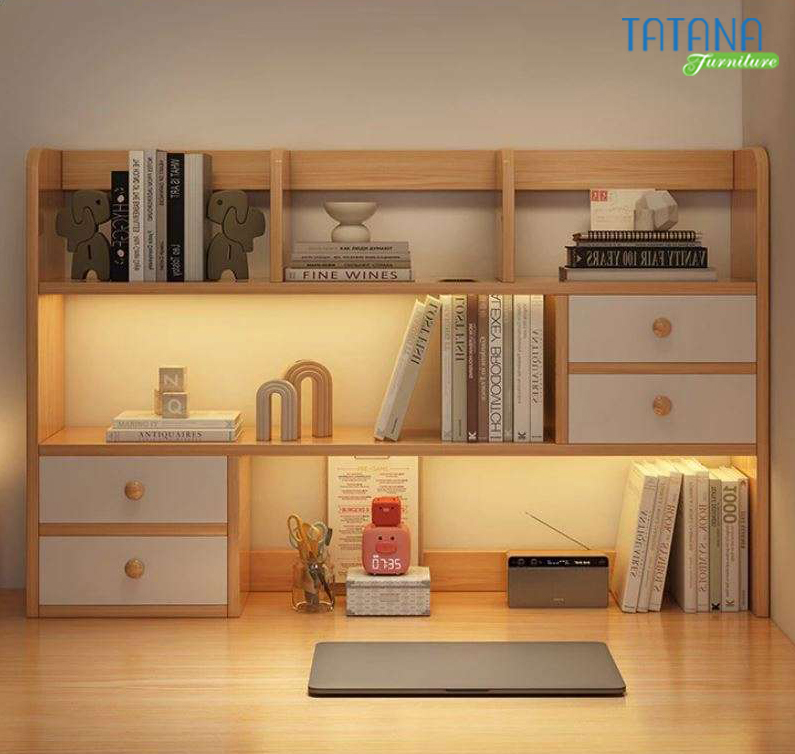 Kệ Sách Để Bàn, Kệ Trang Trí Tatana KS046