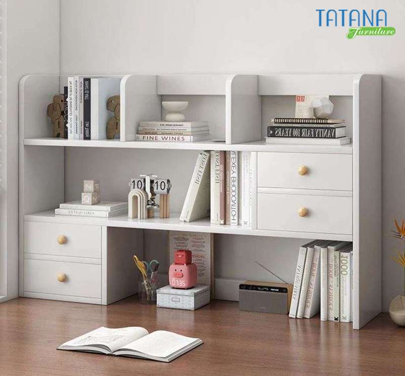 Kệ Sách Để Bàn, Kệ Trang Trí Tatana KS046