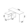 Bàn học Tatana BH041 - Ảnh 9