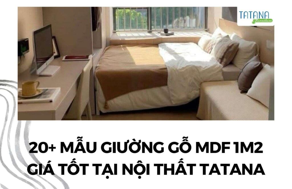 top 20 mẫu giường gỗ 1m2