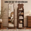 Kệ gương xoay kết hợp kệ sách Tatana KS059 - Ảnh 2